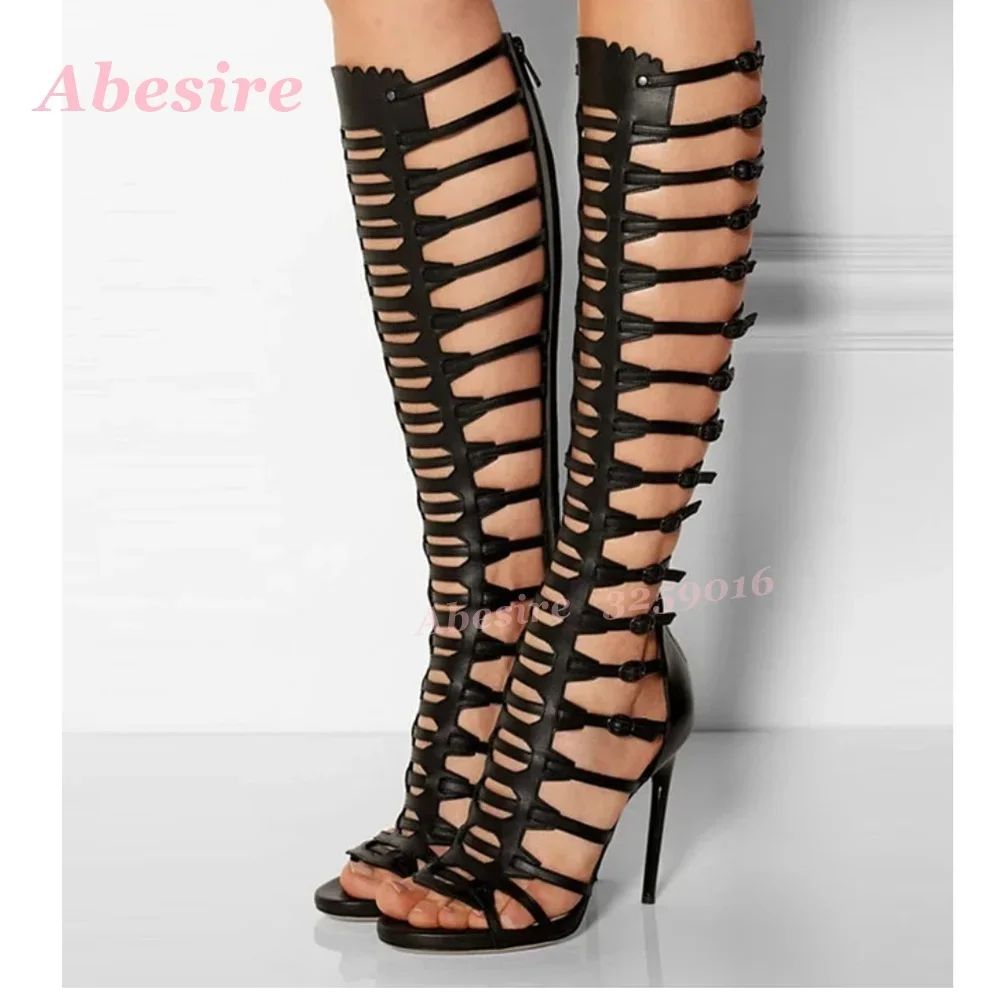 Sandali Estivi Peep Toe con Mu - Sandal Strappy Heeled recensione e prezzo